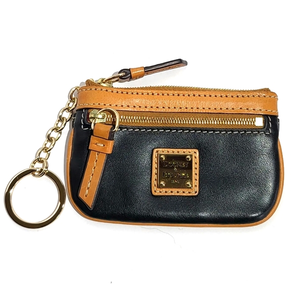 Dooney & Bourke Handbags - DOONEY & BOURKE Wexford Leather Coin Case (Black)